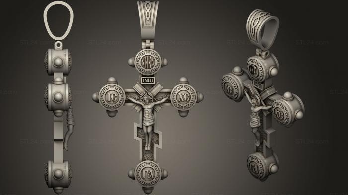 Кресты и распятия (Крест 25, KRS_0234) 3D модель для ЧПУ станка